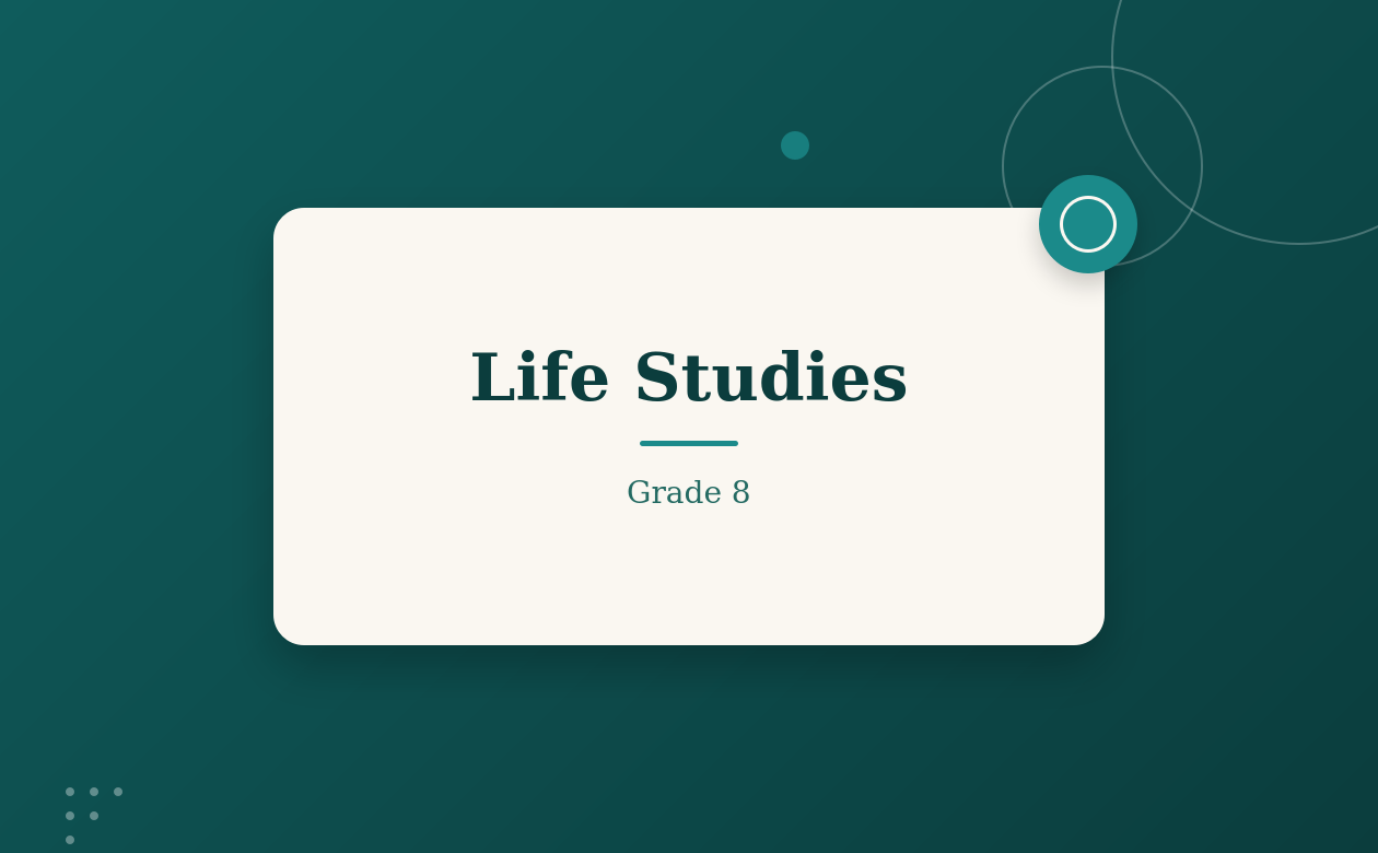 Life Studies - Grade 8 LS-2026